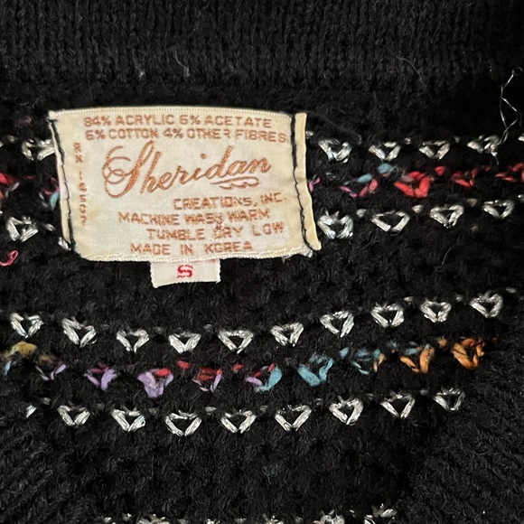 Vintage Sheridan Creations sweater size Small - Picture 5 of 9
